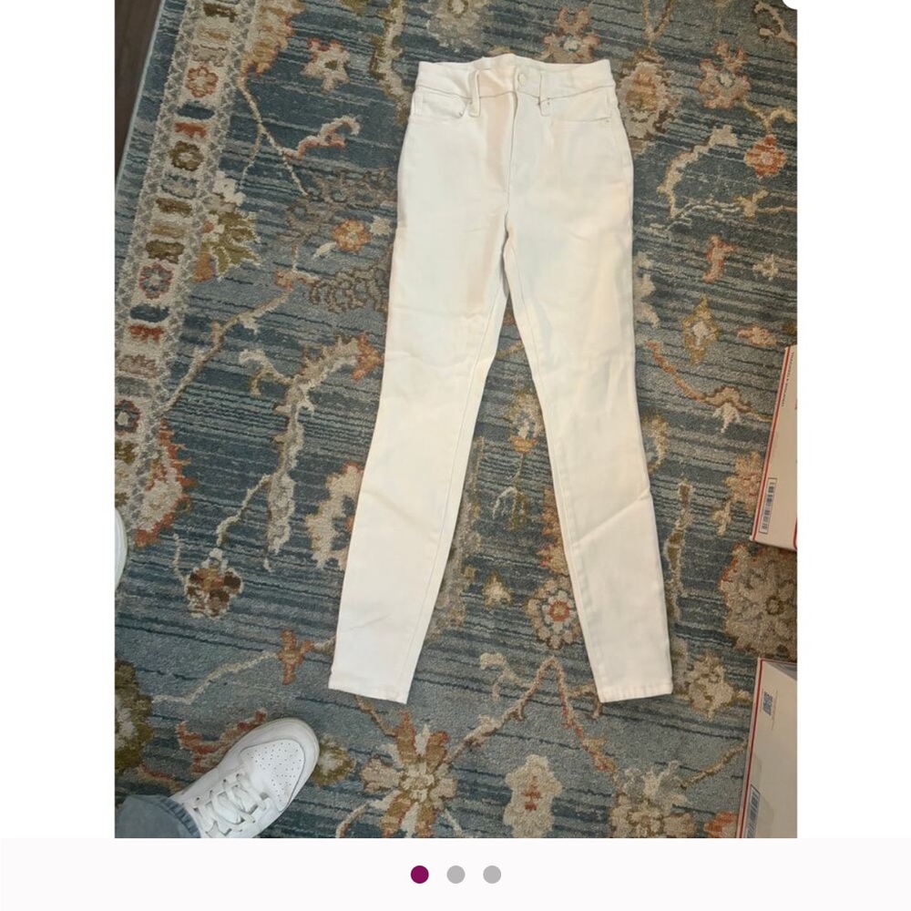 Good American White Skinny Jeans